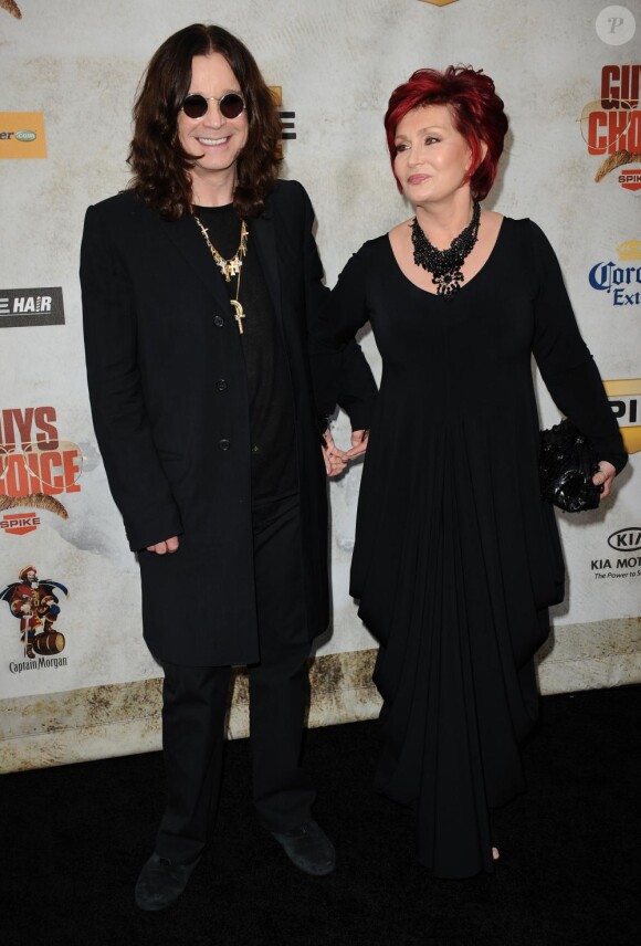 Ozzy et Sharon Osbourne, aux Spike TV's   Choice Awards 2010, samedi 5 juin 2010.