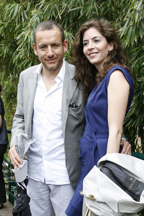 Dany Boon et sa femme Yaël lors de la finale hommes de Roland-Garros le 6 juin 2010