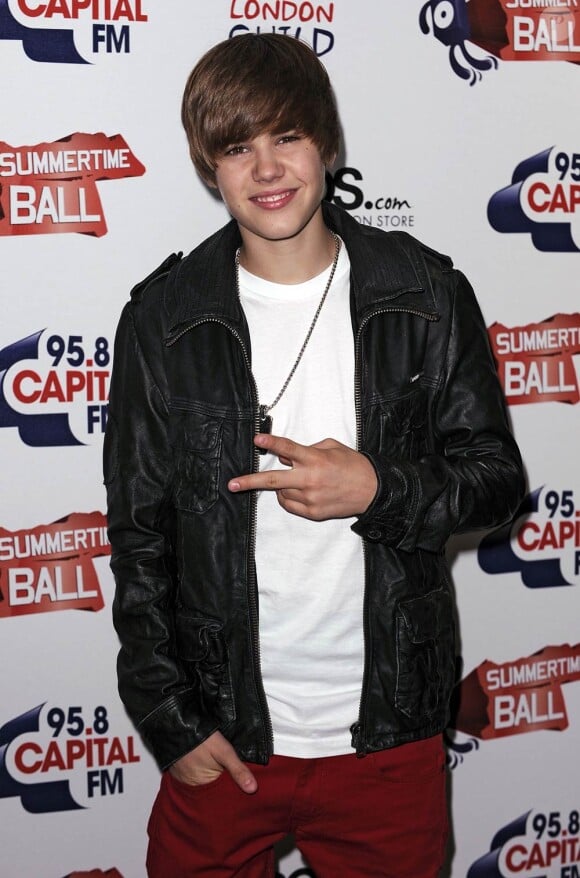 Justin Bieber au Summertime Ball 2010 à Londres, le 6 juin