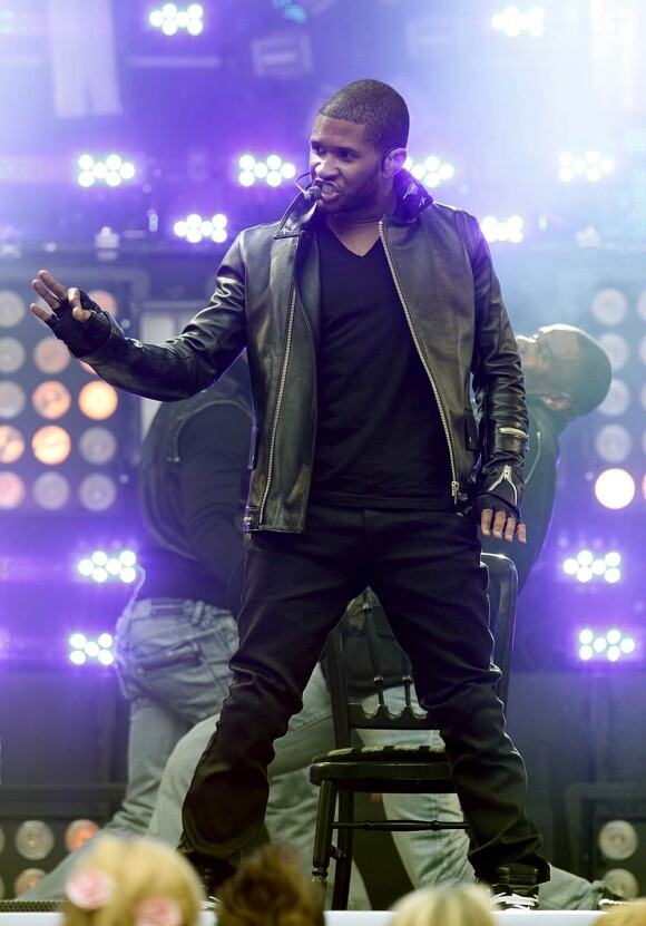 Usher au Summertime Ball 2010 à Londres, le 6 juin