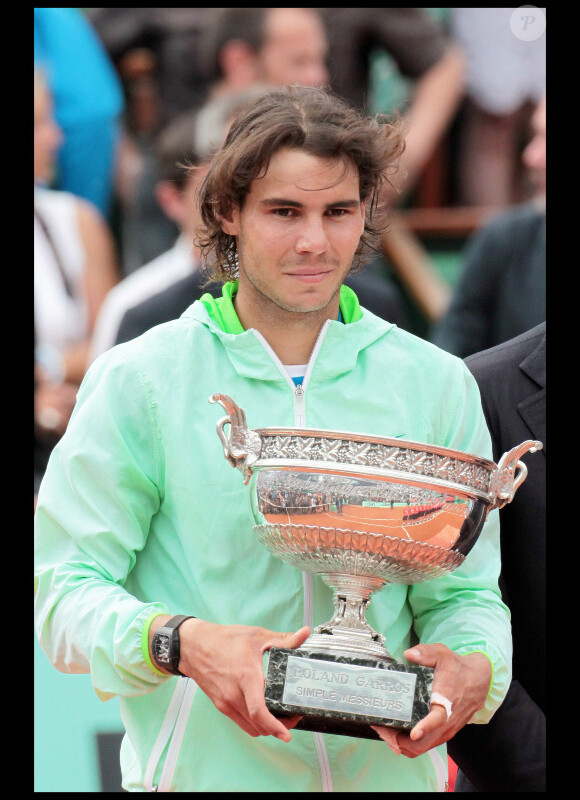 Rafael Nadal remporte son cinquième titre à Roland Garros le 6 juin 2010