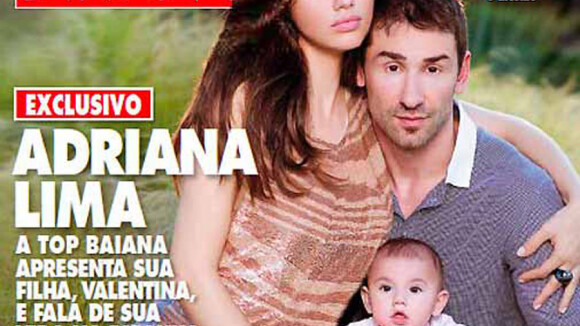 Adriana Lima pose en famille pour un magazine très particulier !