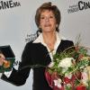 Jane Fonda reçoit la Grande médaille de vermeil de la ville de Paris des mains de Bertrand Delanoë, le 10 juin 2010.