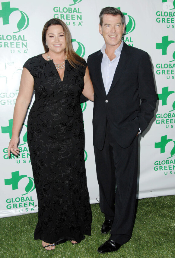 Pierce Brosnan et sa femme Keely Shaye Smith  à l'événement Global Green, 14ème cérémonie Milelnium awards (12 juin 2010 à Santa Monica)