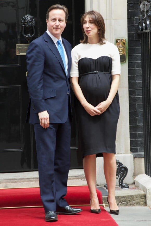 David Cameron et son épouse à Londres le 18 juin 2010