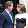 David Cameron et son épouse à Londres le 18 juin 2010