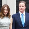 Carla Bruni et David Cameron à Londres le 18 juin 2010