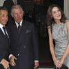 Carla Bruni à Londres avec son époux et le Prince Charles  le 18 juin 2010