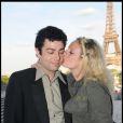 Aurore Auteuil et son mari Jimmy lors de la soirée 1664 au Café de l'Homme à Paris le 22 juin 2010