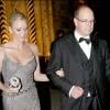Albert Grimaldi et Charlene Wittstock, le 21 octobre 2009, arrivent à la soirée Princesse Grace Awards. New York City