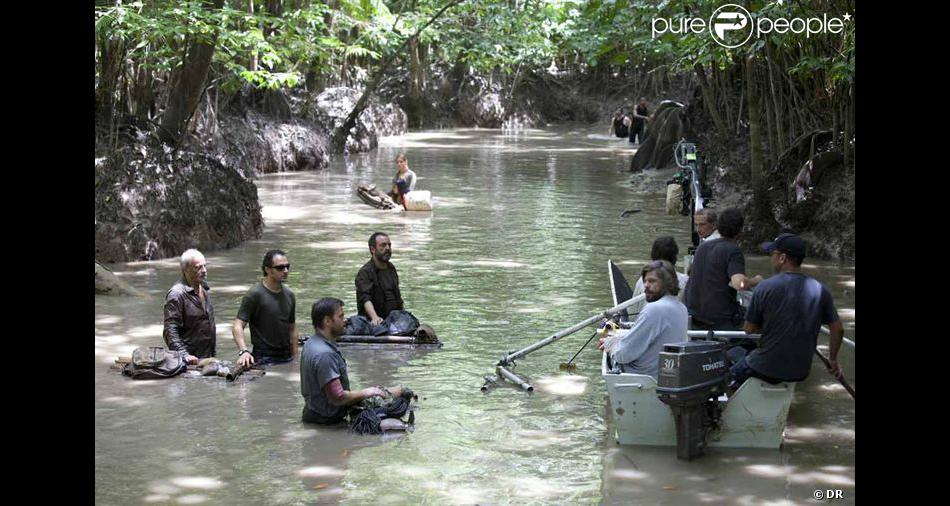 Le tournage du film 600 kg d'or pur Purepeople