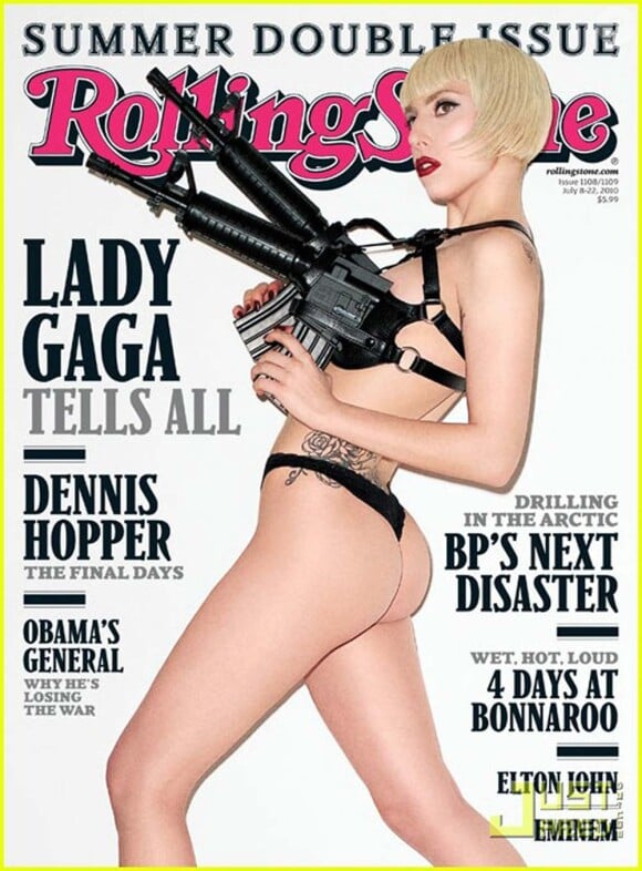 Lady Gaga en couverture du Rolling Stone, édition américaine, juillet-août 2010
