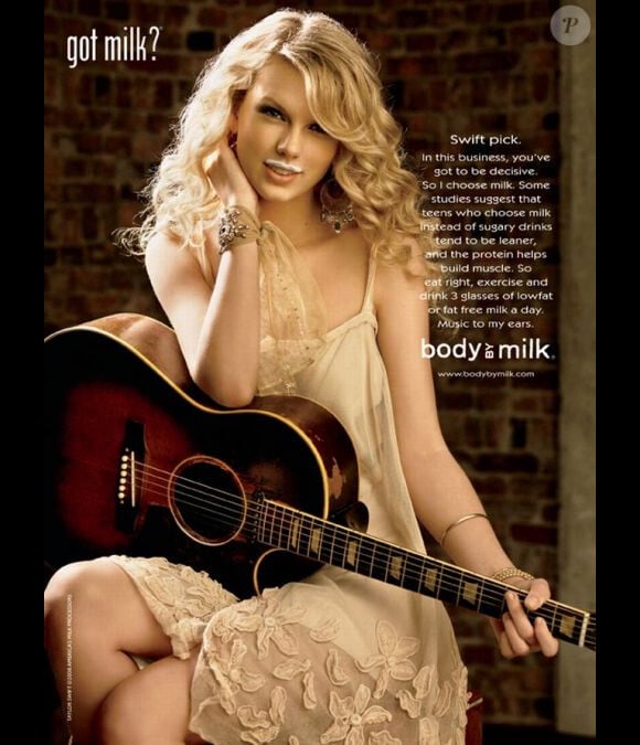 Taylor Swift pour Got Milk ? en 2008