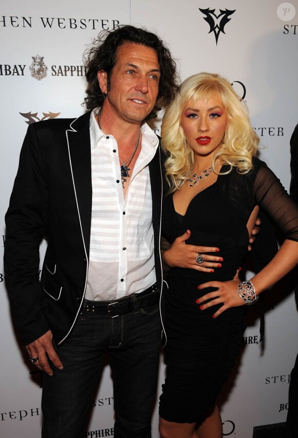 Christina Aguilera et le joaillier Stephen Webster.