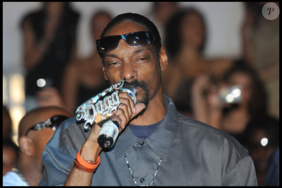 Snoop Dogg, sur la scène du VIP Room (Paris Ier), a interprété ses plus grands succès devant une foule en délire, et quelques fans plutôt démonstratives, jeudi 1er juillet.