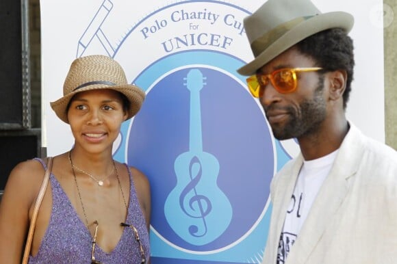 Keziah Jones et Ayo à la Polo Charity Cup for UNICEF. 26 juin 2010