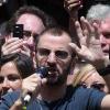 Soixante-dixième anniversaire de Ringo Starr sur Times Square, à New York, le 7 juillet 2010