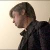Brad Pitt, rasé de près, sur le tournage de son nouveau film, Moneyball, le 12 juillet 2010. Los Angeles
