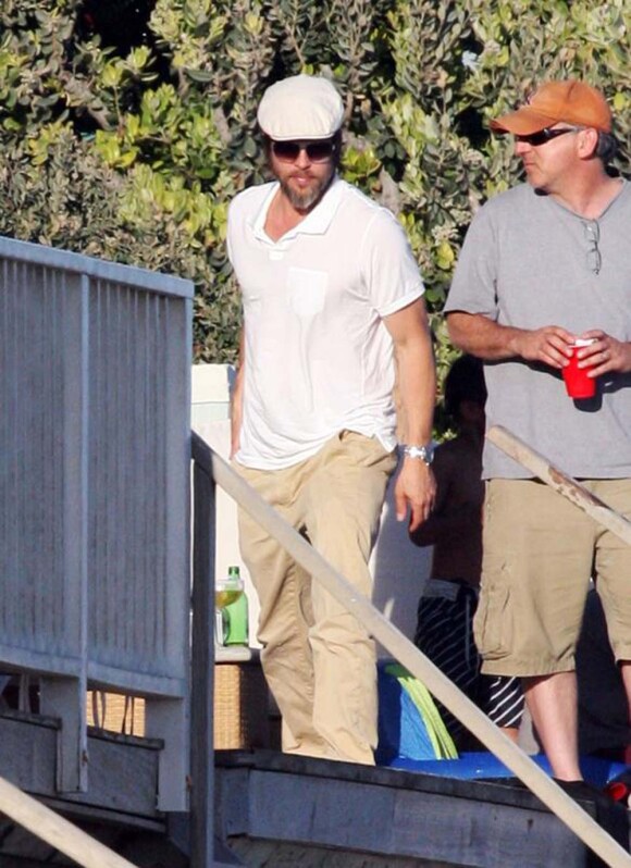 Brad Pitt et sa tribu, Malibu, mai 2010