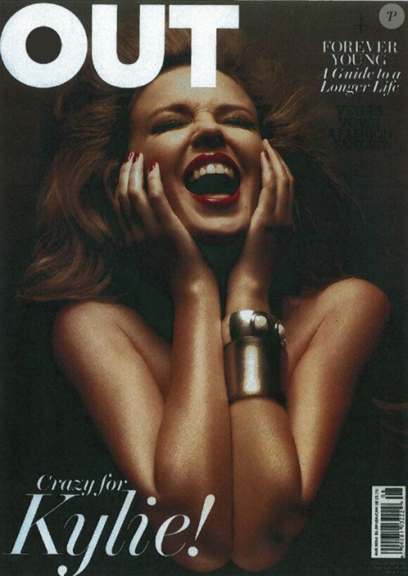 Kylie Minogue en couverture de Out Magazine
