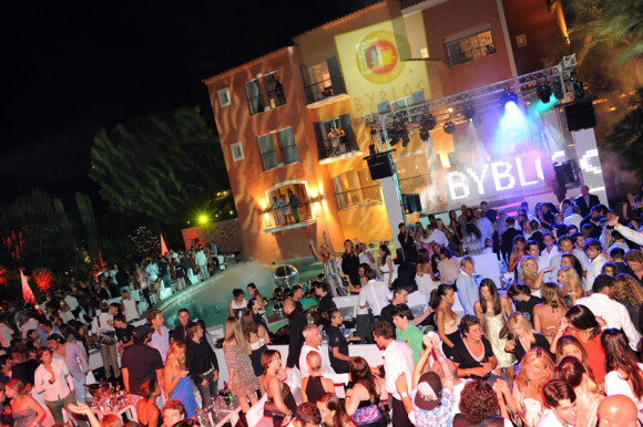 Byblos Summer Party, à Saint-Tropez, le 13 juillet 2010