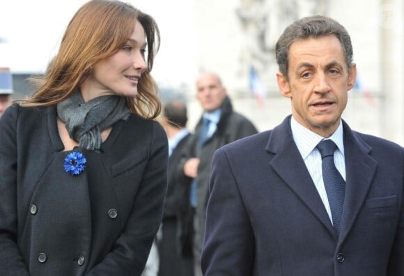 Nicolas Sarkozy et Carlita en novembre 2009