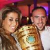 Franck Ribéry et sa femme Wahiba