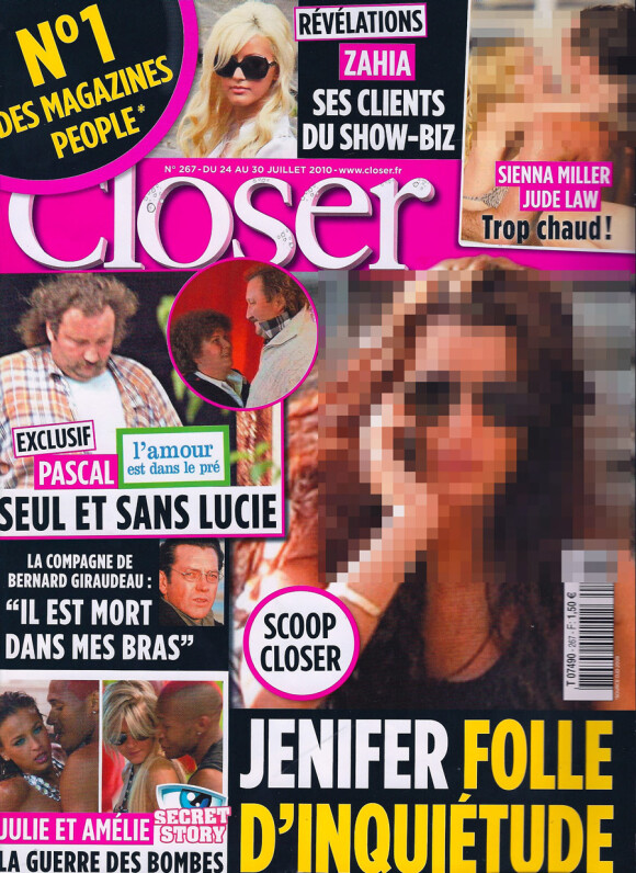 La couverture du magazine Closer