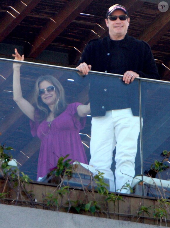 John Travolta et Kelly Preston à Rio de Janeiro, le 15 juin 2010
