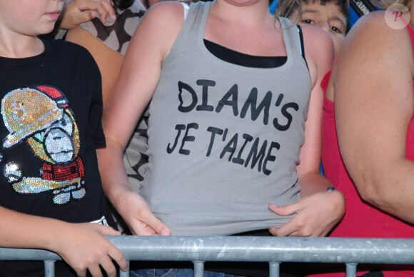 Diam's en concert au festival Brive Plage, le 31 juillet 2010.