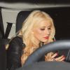 Christina Aguilera à Hollywood, le 13 août 2010