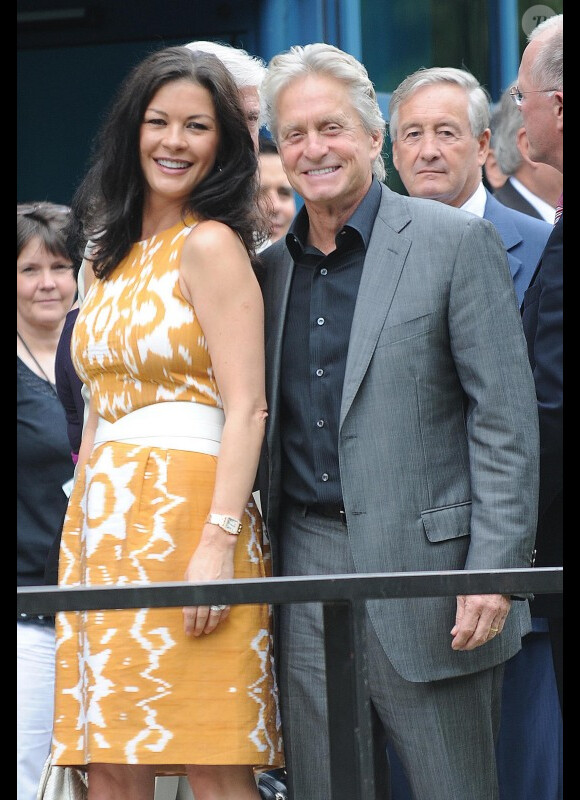 Catherine Zeta-Jones et Michael Douglas en juillet 2010