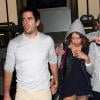 Eli Roth et Peaches Geldof à l'aéroport de Newark