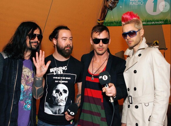 Jared Leto et son groupe 30 Seconds to Mars