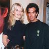 Claudia Schiffer aubras de David Copperfield qui a été fait Chevalier des Arts et des Lettres, le 2 octobre 1994 à Paris