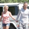 Britney Spears et son ami Jason Trawick sortent en virée shopping à Calabasas, dimanche 22 août.