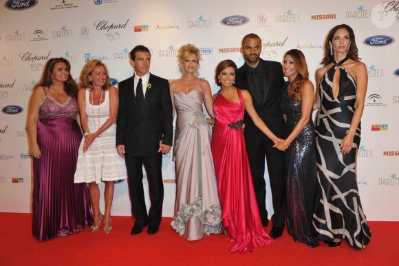 Les invités lors du premier Starlite Gala qui s'est tenu à l'hôtel Villapadierna à Marbella, le 7 août 2010