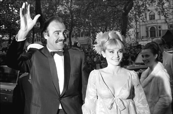 Sean Connery et sa première femme, Diane Cilento