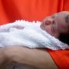David et Samantha Cameron présentent leur petite fille, Florence, née le 24 août 2010