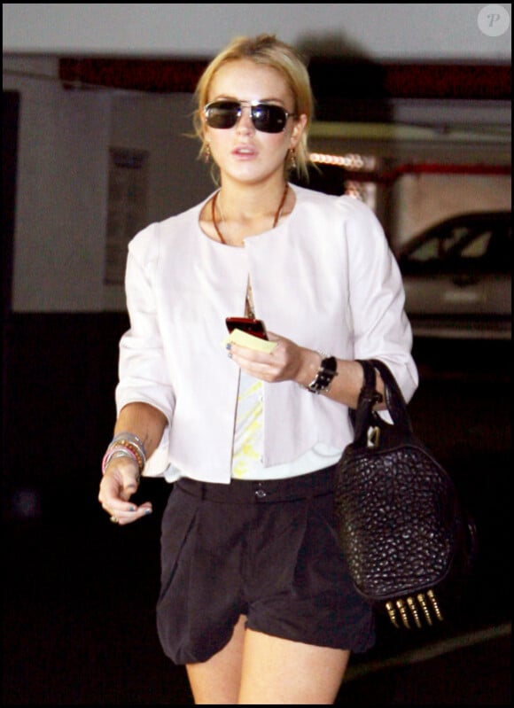 Lindsay Lohan ultra stylée, pour aller voir son avocat à Los Angeles, le 30 août 2010