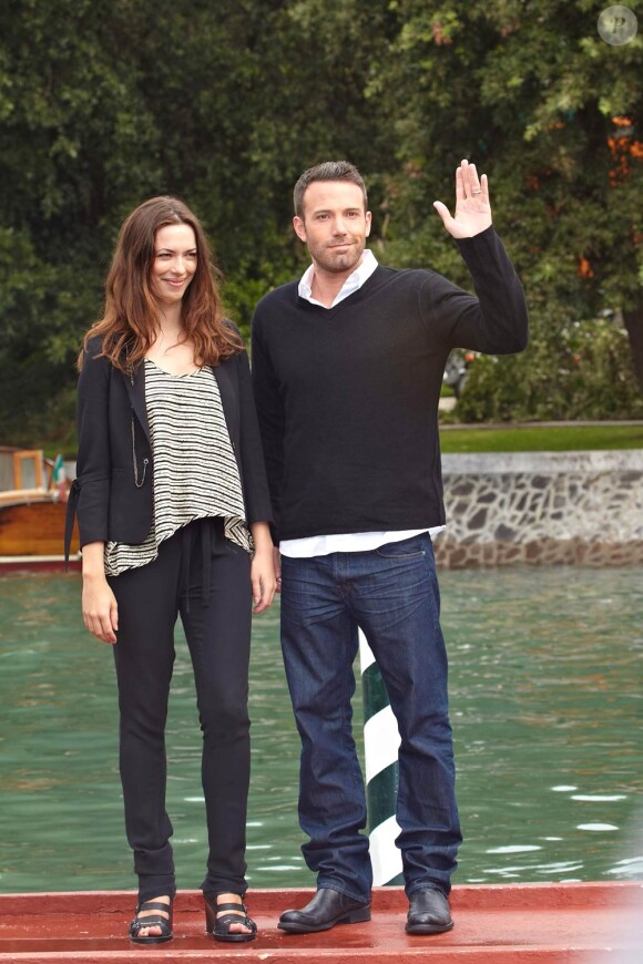 Ben Affleck et Rebecca Hall à l'occasion de la présentation de The Town, dans le cadre de la 67e Mostra de Venise, le 6 septembre 2010.