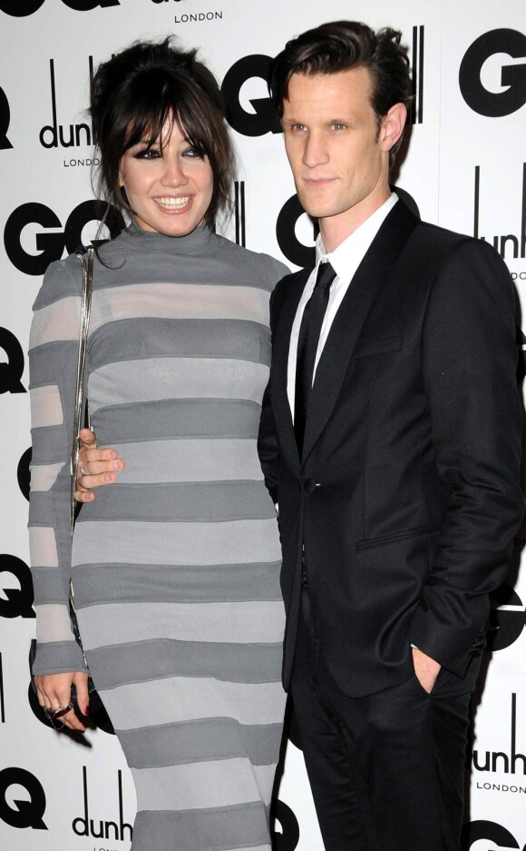 Daisy Lowe et son boyfriend Matt Smith lors de la soirée des GQ Men of the Year Awards 2010, le 7 septembre 2010 à Londres