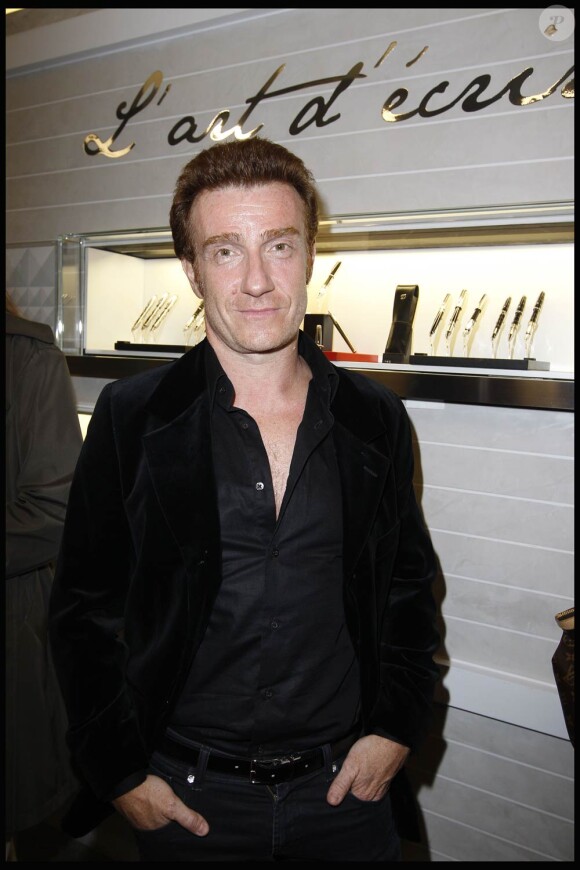 Thierry Frémont, à la boutique Dupont, à l'occasion de la Vogue Fashion Celebration Night 2010, avenue Montaigne, à Paris, le 7 septembre 2010.