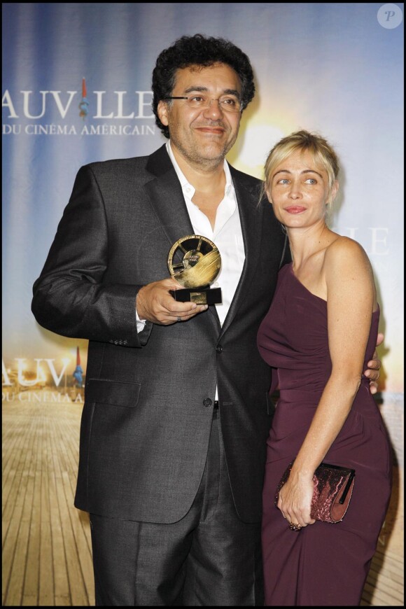 Emmanuelle Béart et Rodrigo Garcia qui obtient le grand prix du jury du Festival de Deauville