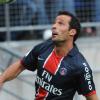Ludovic Giuly, l'attaquant du PSG...
