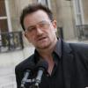Bono est reçu à l'Elysée le 17 septembre 2010 à Paris