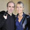 Philippe Harel et son épouse au Petit Palais à Paris pour un déjeuner organisé en l'honneur de la marque de bijoux Safe World Peace, le 21 septembre 2010