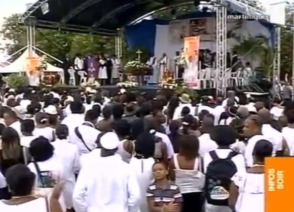 Obsèques de Patrick Saint-Eloi au Moule en Guadeloupe, le 22 septembre 2010