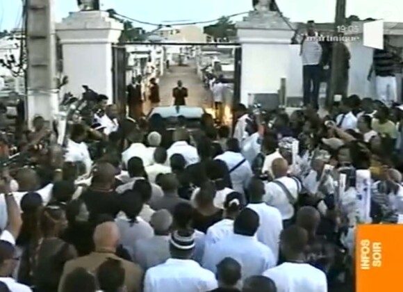 Obsèques de Patrick Saint-Eloi au Moule en Guadeloupe, le 22 septembre 2010