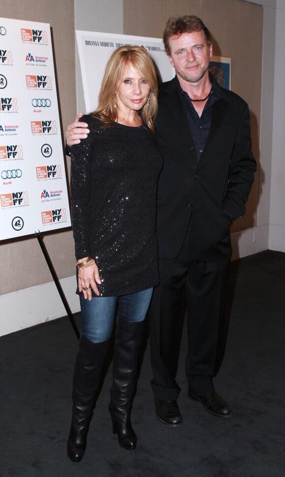 Rosanna Arquette et Aidan Quinn lors du 25e anniversaire du film Recherche Susan désespérément à New York le 23 septembre 2010